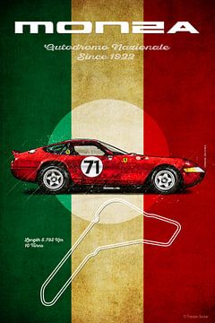 Monza F Vintage by Theodor Decker