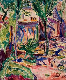 Landscape with house, Alfred Henry Maurer - 1910