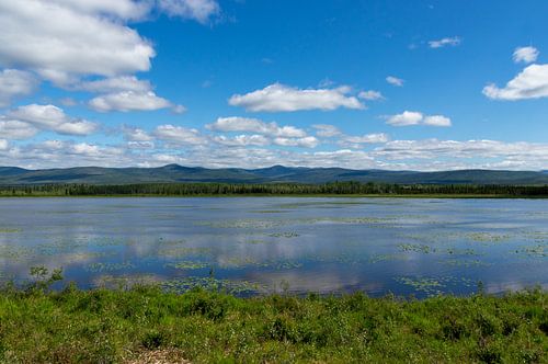 vergezicht langs de Dempster Highway