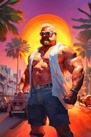 Bodybuilders à Miami