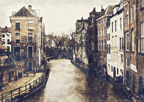 Utrecht (schildering) von Bert Hooijer
