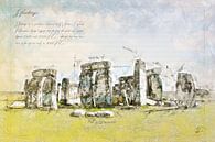 Stonehenge, Engeland van Theodor Decker thumbnail