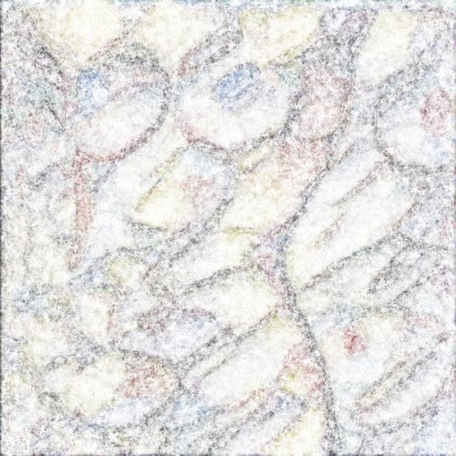 Abstract portrait three naked women