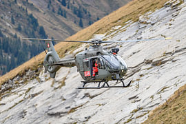 Swiss Air Force Eurocopter EC 635 helicopter. by Jaap van den Berg