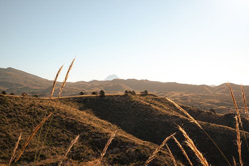 Vue de Busot au lever du soleil - Espagne