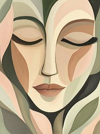 Abstract face by Imagine