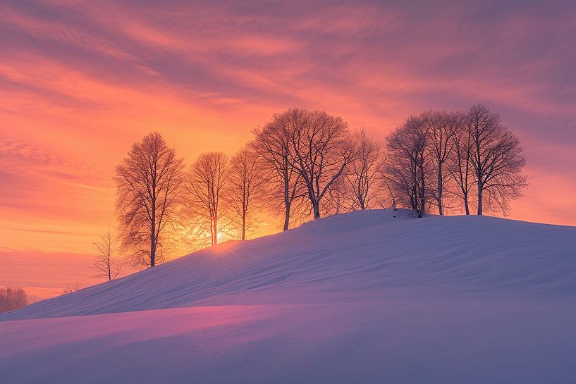 Märchenlandschaft im Winter von fernlichtsicht