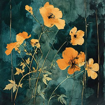 Golden Blossom by Blikvanger Schilderijen