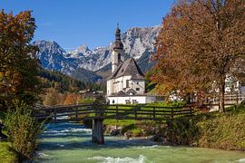 Ramsau bij Berchtesgaden in de herfst van Torsten Krüger