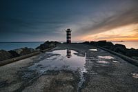 Light house in reflection