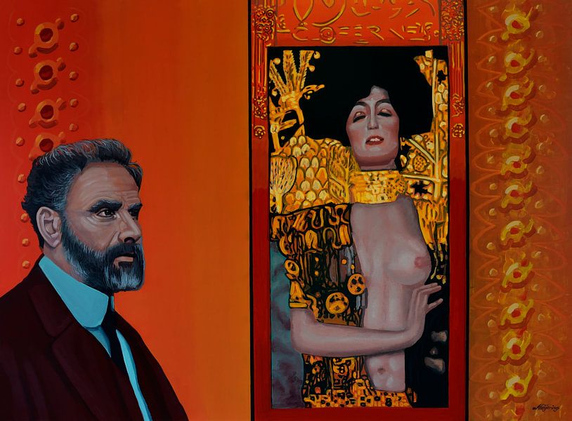 Gustav Klimt Painting by Paul Meijering