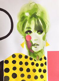 Polka Power van Helia Tayebi Art