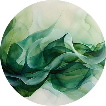 Abstracte groene vormen