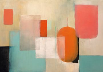 Abstract No. 97.98 van ARTEO Schilderijen