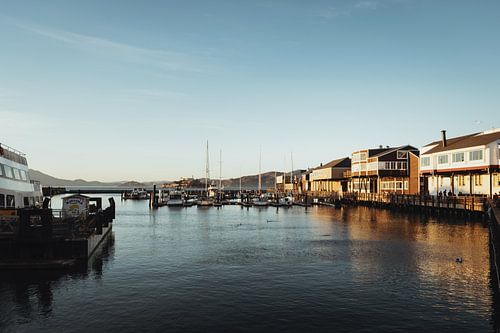 Pier 39 - San Francisco | Der Hafen am Pier 39 und Sonnenuntergang