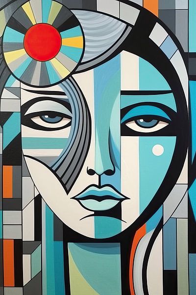 Moderner Picasso Nr. 98.87 von ARTEO Gemälde
