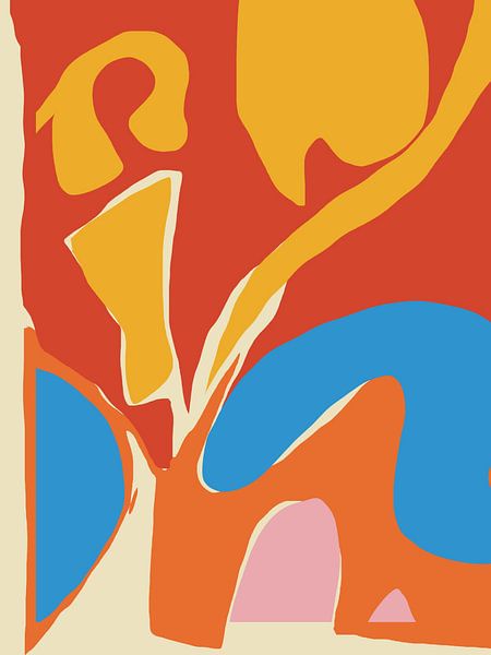 Formes abstraites dynamiques par Little Dean