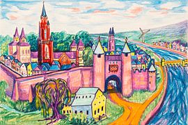 Maastricht, Impressionism by Juliet illustraties