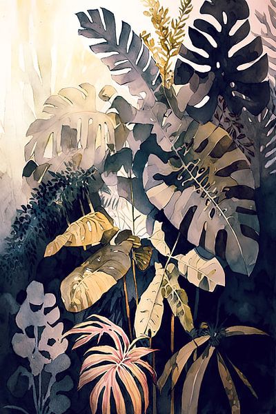 Twilight in the jungle by Vlindertuin-Art