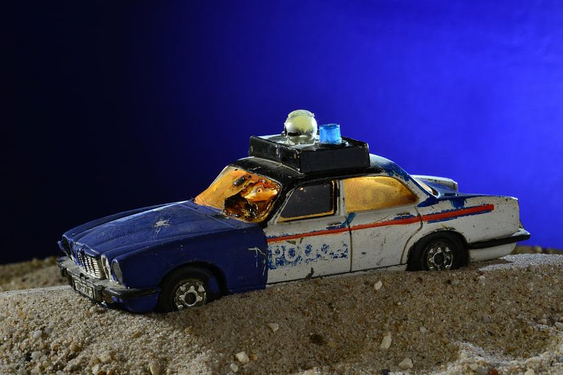 Modellautowrack  Jaguar XJ 12 Police von Ingo Laue