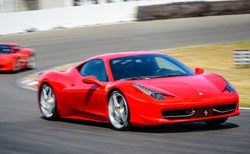 Ferrari 458 Italia driving fast by Sjoerd van der Wal Photography