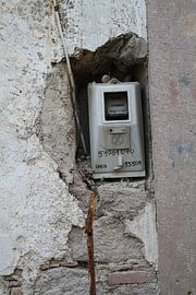 Meterkast, ingebouwd in muur