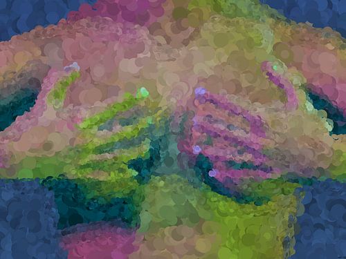 Hände und Brüste der Impressionistin