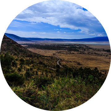 Ngorongoro krater in Tanzania van René Holtslag