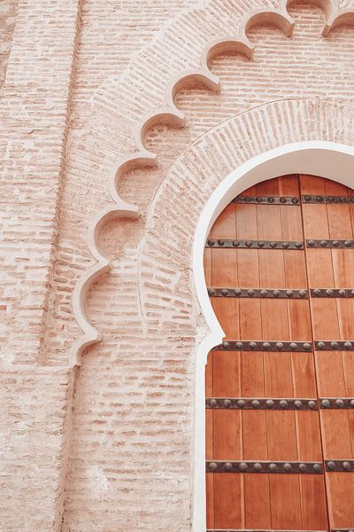 Détail de la porte de la mosquée Koutoubia à Marrakech par By Luna