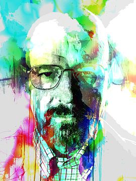 Breaking Bad Walter White - Bryan Cranston Abstract Portret van Art By Dominic