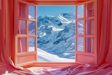regarder par la fenêtre un paysage magnifique sur Egon Zitter