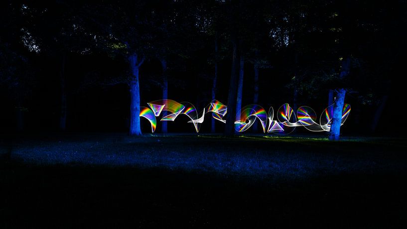 Nocturnal Rainbows in the forest, one van Licht! Fotografie