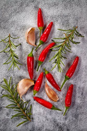 Spaanse peper met knoflook