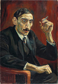 Rudolf Schlichter – Portrait of an Eastern journalist, c. 1923