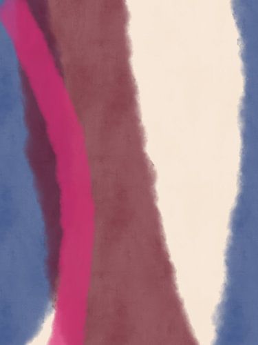 Kleurrijk abstract werk in neonretro-kleuren