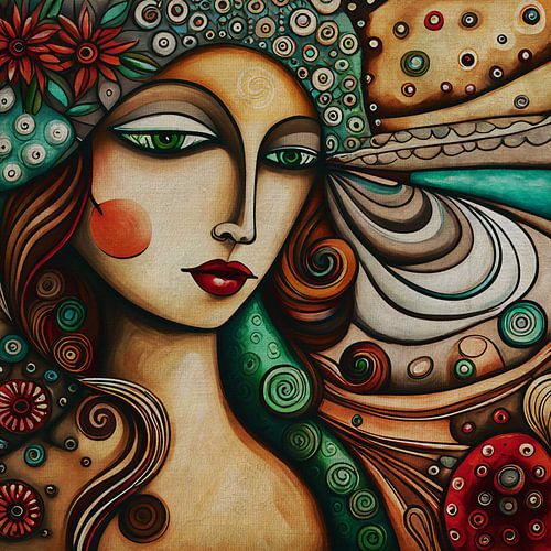 Vrouw van je dromen een figuratief portret nr 15