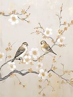 Birds on Blossom Branch