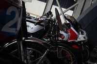 Old racing motorbikes