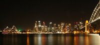Sydney skyline by night