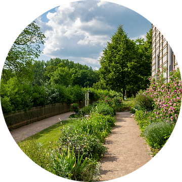 Tuin bij Goethe's tuinhuis in Weimar