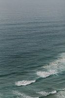 Waves on the coast at Cabo da Roca, Portugal
