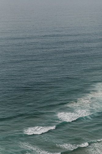 Waves on the coast at Cabo da Roca, Portugal