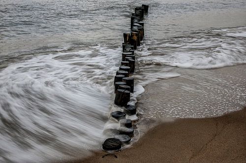 Breakwaters along the Zeeland coast.