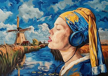 Song Contest Europapa | 12 Punkte für die Niederlande von ARTEO Gemälde
