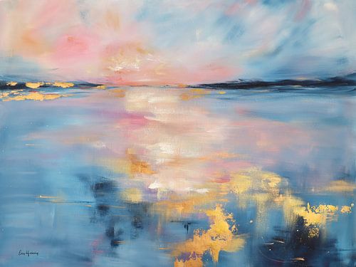 Quiet Morning - Abstract seascape by Ellis Hollering