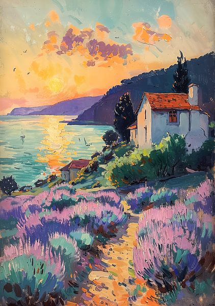Henri Matisse inspirierte Landschaft von Niklas Maximilian