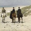Morgenrit langs het strand, Anton Mauve (gezien bij vtwonen)