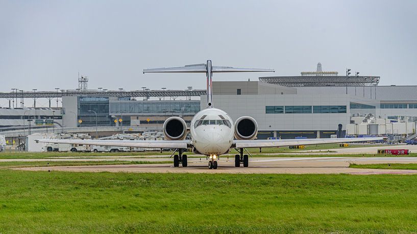 Rollende Delta Air Lines Boeing 717-200. von Jaap van den Berg