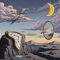Dreamscape Surrealism Art - Fantasievolle abstrakte Welt der Träume und des Geheimnisses