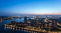 Panorama vanaf de Euromast in Rotterdam van MS Fotografie | Marc van der Stelt thumbnail